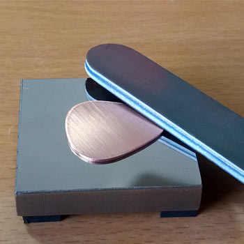 Step 3 - pre-polish the blank using a buffing pad