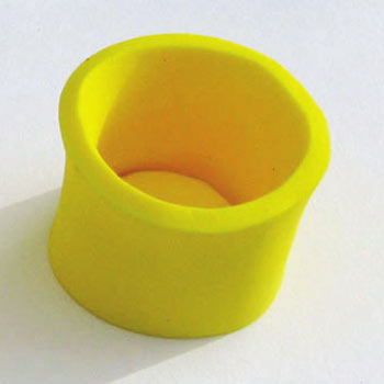 Step 4 - push some FIMO to the bottom to make a base