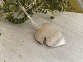 Monstera Leaf Patterned Pendant - The Bench