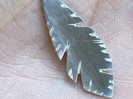 jewellery making feather design