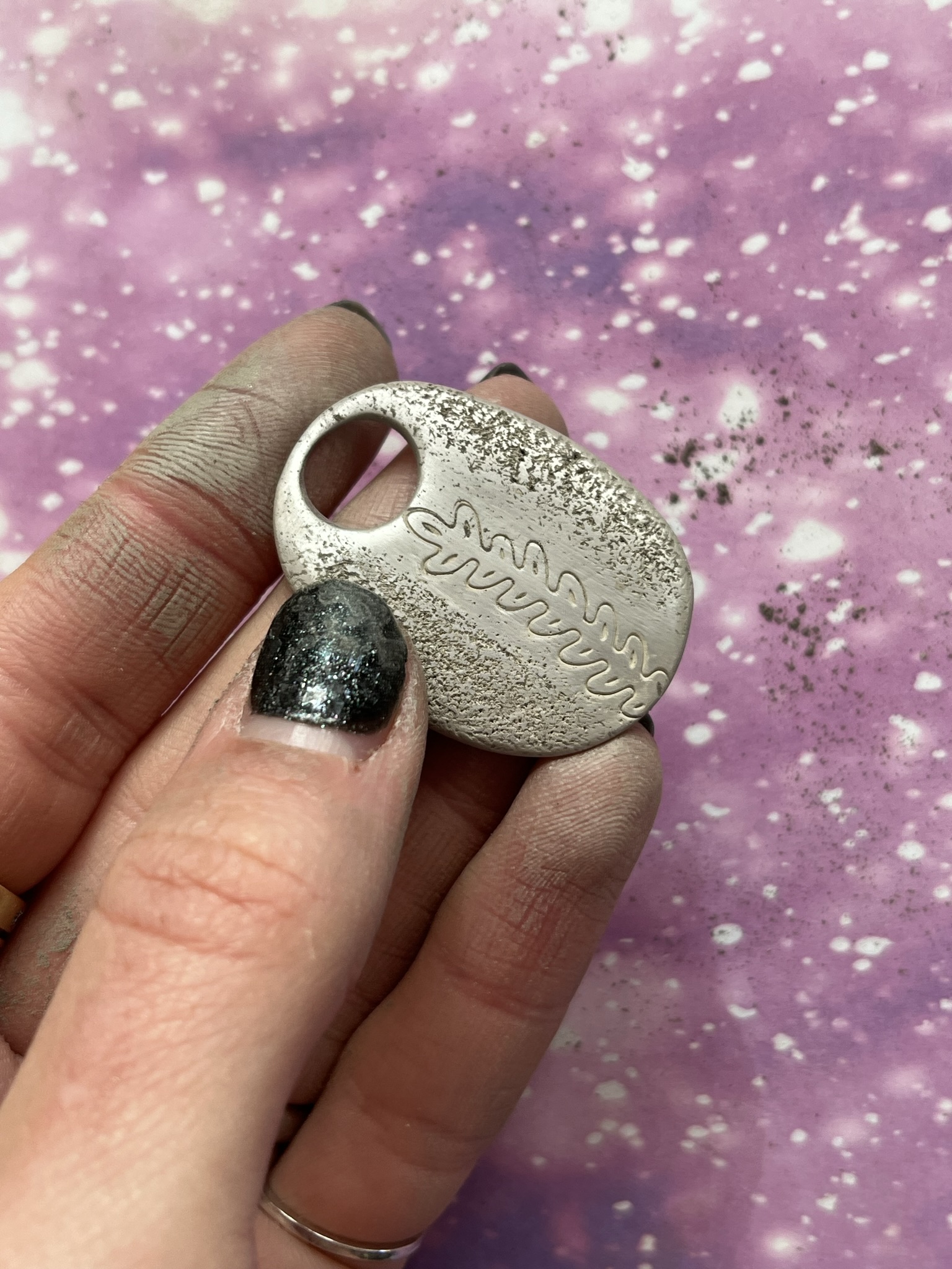 first silver clay pieces, I took the plunge into silver cla…