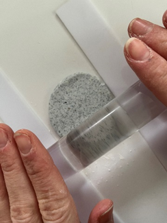 roll your clay on your mat