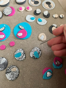 add holes to your clay before baking