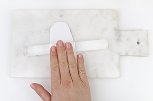 roll out your fimo soft clay