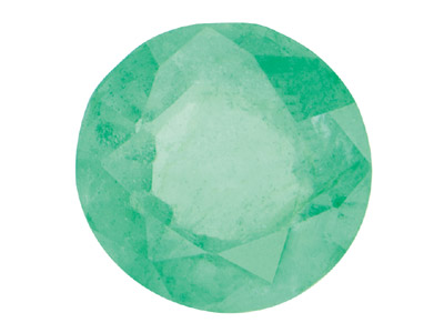 Emerald, Round, 4mm - Standard Image - 1