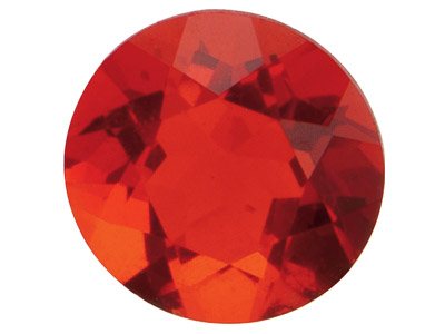 Fire Opal, Round, 5mm - Standard Image - 1