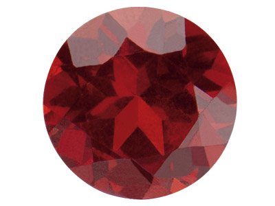 Garnet, Round, 2.5mm