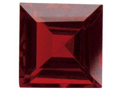 Garnet, Square, 4x4mm