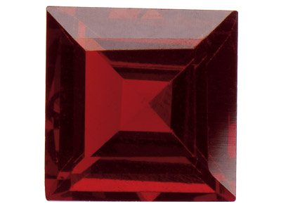 Garnet, Square, 5x5mm - Standard Image - 1