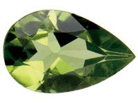 Peridot,-Pear,-6x4mm