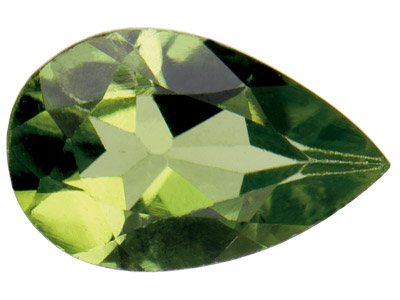 Peridot, Pear, 7x5mm