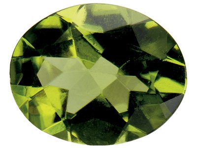 Peridot, Oval, 8x6mm