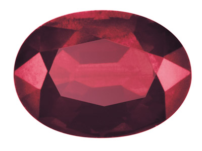 Ruby, Oval, 5x4mm