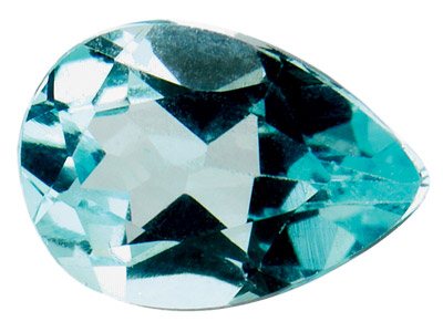 Sky Blue Topaz, Pear, 7x5mm,       Treated