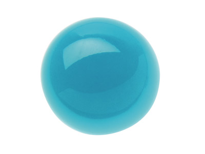 Turquoise, Round Cabochon 2mm,     Stabilised