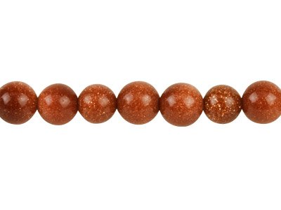 Goldstone Beads, 6mm Round,        16