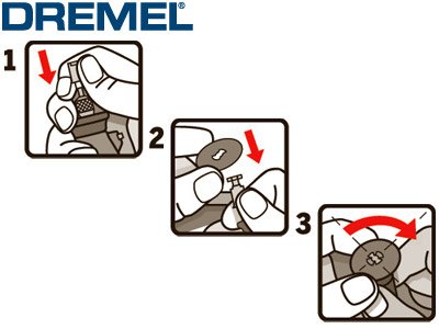 Dremel Speedclic Thin Cutting Wheel Pack of 5 - Standard Image - 3