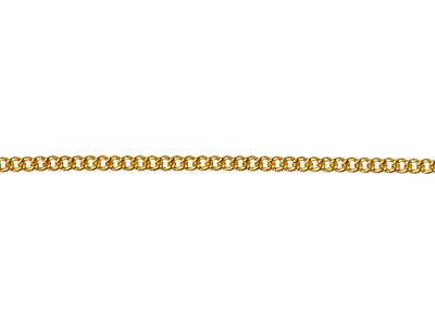 Gold Plated 1.2mm Curb Chain       18