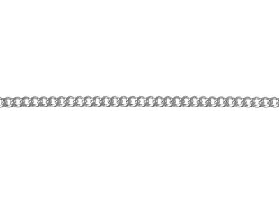 Silver Plated 1.8mm Curb Chain     18