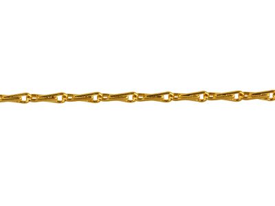 Gold Plated 1.8mm Barleycorn Chain 16
