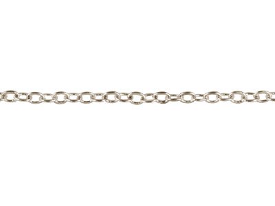 Silver Plated 1.6mm Trace Chain    16