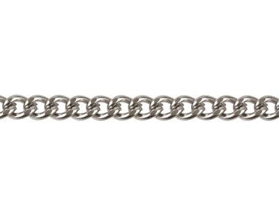 Stainless Steel 3.0mm Curb Chain   24