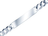 Sterling-Silver-7.4mm-Diamond-Cut--Cu...