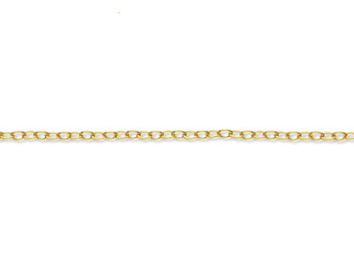 9ct Yellow Gold 1.2mm Loose Trace  Chain