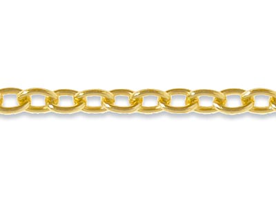 9ct Yellow Gold 3.5mm Loose Trace  Chain