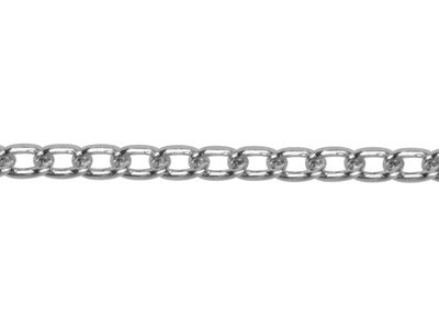 Sterling Silver 1.6mm Loose Curb   Chain, 100% Recycled Silver - Standard Image - 2