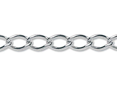 Sterling Silver 5.3mm Loose Curb   Chain