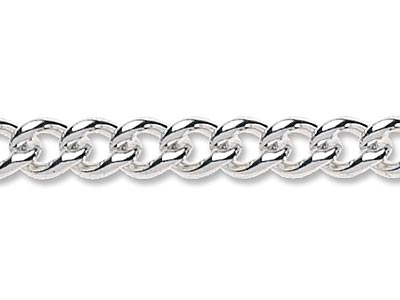 Sterling Silver 4.0mm Loose Curb   Chain, 100 Recycled Silver