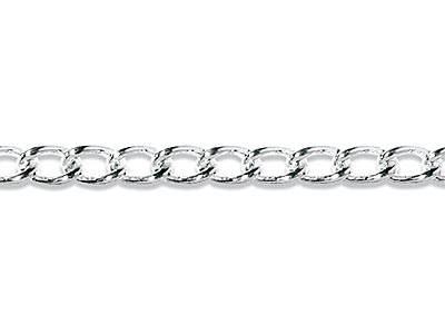 Sterling Silver 2.3mm Loose Curb   Chain