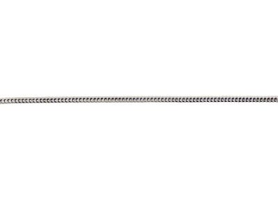 Sterling Silver 1.2mm Diamond Cut  Loose Round Snake Chain