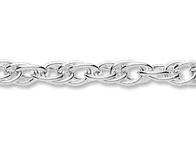Sterling Silver 2.8mm Loose Rope   Chain