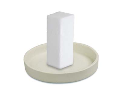 JEWELLERS BORAX FLUX CONE & DISH FOR SOLDERING GOLD OR SILVER