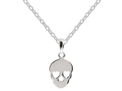 Skull Carved Pearl Necklace Gift for Her Deer Horn Shape Handmade Hall –  VermeerJewelry