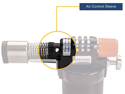 Jeweller's Soldering Blow Torch,   Electronic Ignition, Max 1,300°c   Includes 2x 300ml Butane - Standard Image - 5