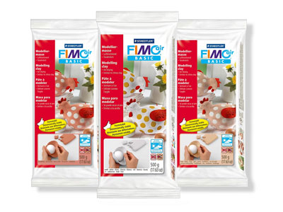 Fimo Air Basic Colours Bundle, 3x  500g Blocks - Standard Image - 1