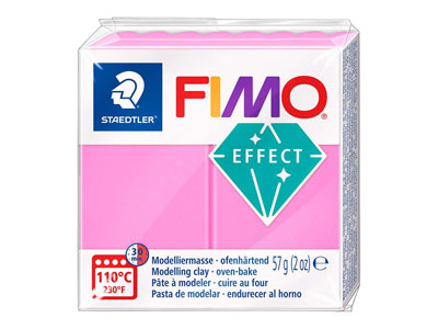 Fimo Effect Neon Fuchsia And Orange 57g Blocks And Fimo Varnish 25ml    Set - Standard Image - 3