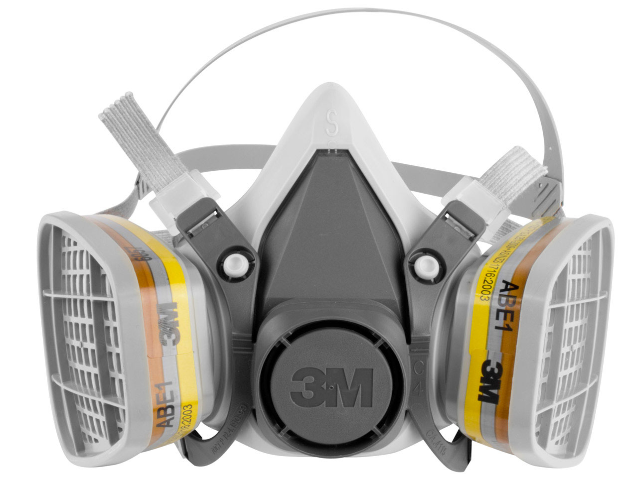 3M Half Face Mask 6100s With 2x 6057 Abe1 Filters Pack - cooksongold.com