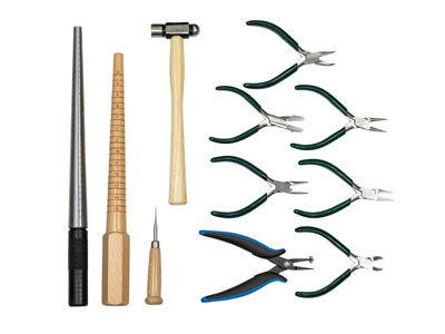 Starter Jewellers Bench Kit, Sizing And Forming, 11 Pieces With Tool    Box - Standard Image - 2