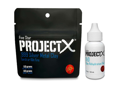 Project X .999 Fine Silver Clay    60gand Rehydration Fluid 30ml      Bundle