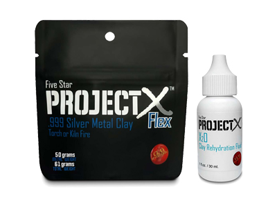 Project X .999 Fine Silver Flex    Clay 61g And Rehydration Fluid     30mlbundle