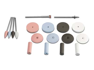 Eveflex Silicone Set Of 4 Essential Burrs With Mandrel - Standard Image - 1