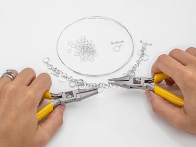 Sterling Silver Bubble Bracelet Kit - Standard Image - 2