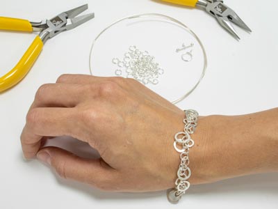 Sterling Silver Bubble Bracelet Kit - Standard Image - 3