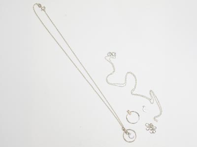 Sterling Silver Crescent Moon      Pendant Kit - Standard Image - 1