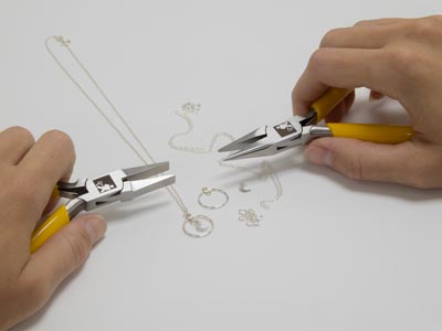 Sterling Silver Crescent Moon      Pendant Kit - Standard Image - 2