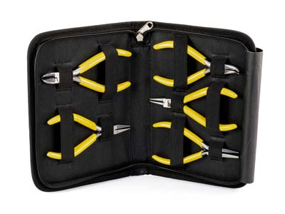 Bench Essentials By Cooksongold Zipper Case With 5 Pliers Set - Standard Image - 1
